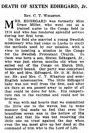 Newspaper article. - Click to Enlarge. Photo of Newspaper article.